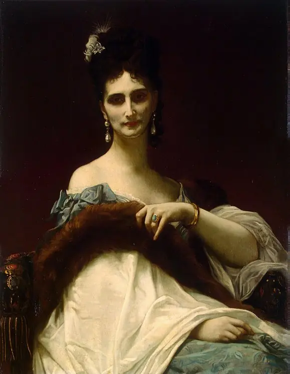 Portrait of Countess de Koller (nee Maria Riznich), by Alexandre Cabanel