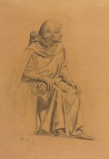 St. Louis pendant la Justice, by Alexandre Cabanel