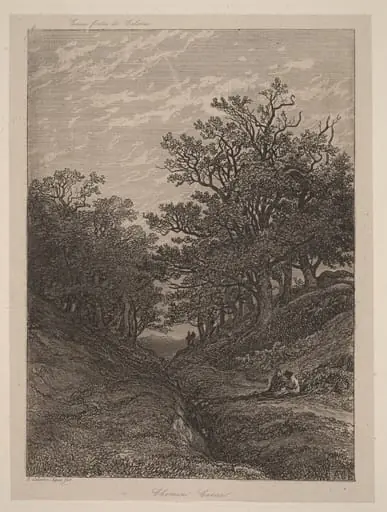 Chemin Creux, by Alexandre Calame
