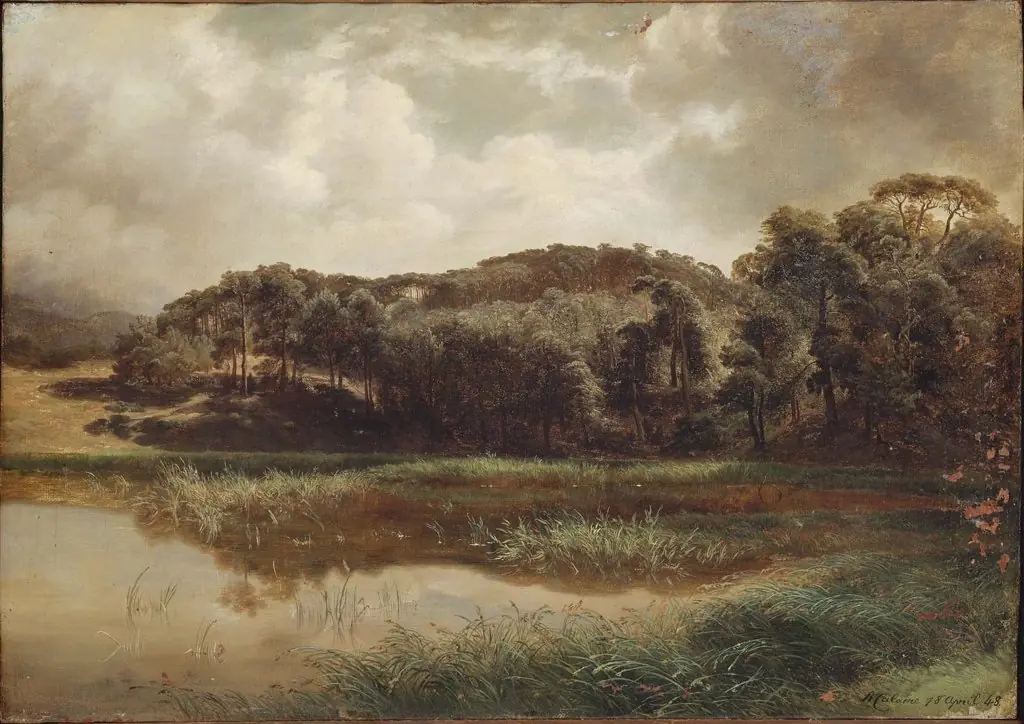 Lake at the Edge of a Forest, by Alexandre Calame