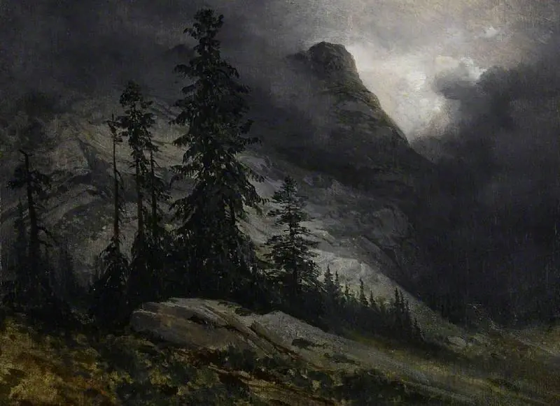 Storm at Handeck, by Alexandre Calame