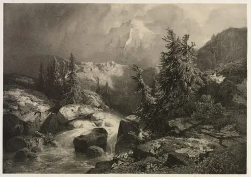 Storm in the Alps, by Alexandre Calame