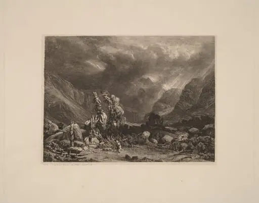 Storm in the Mountains, by Alexandre Calame