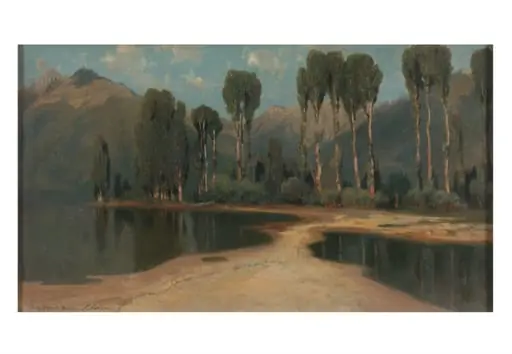 Study from Nature: Near Villeneuve, by Alexandre Calame
