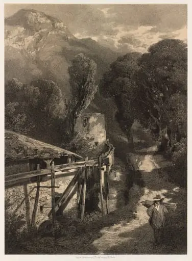 The Simplon Road, Meillerie, France, by Alexandre Calame