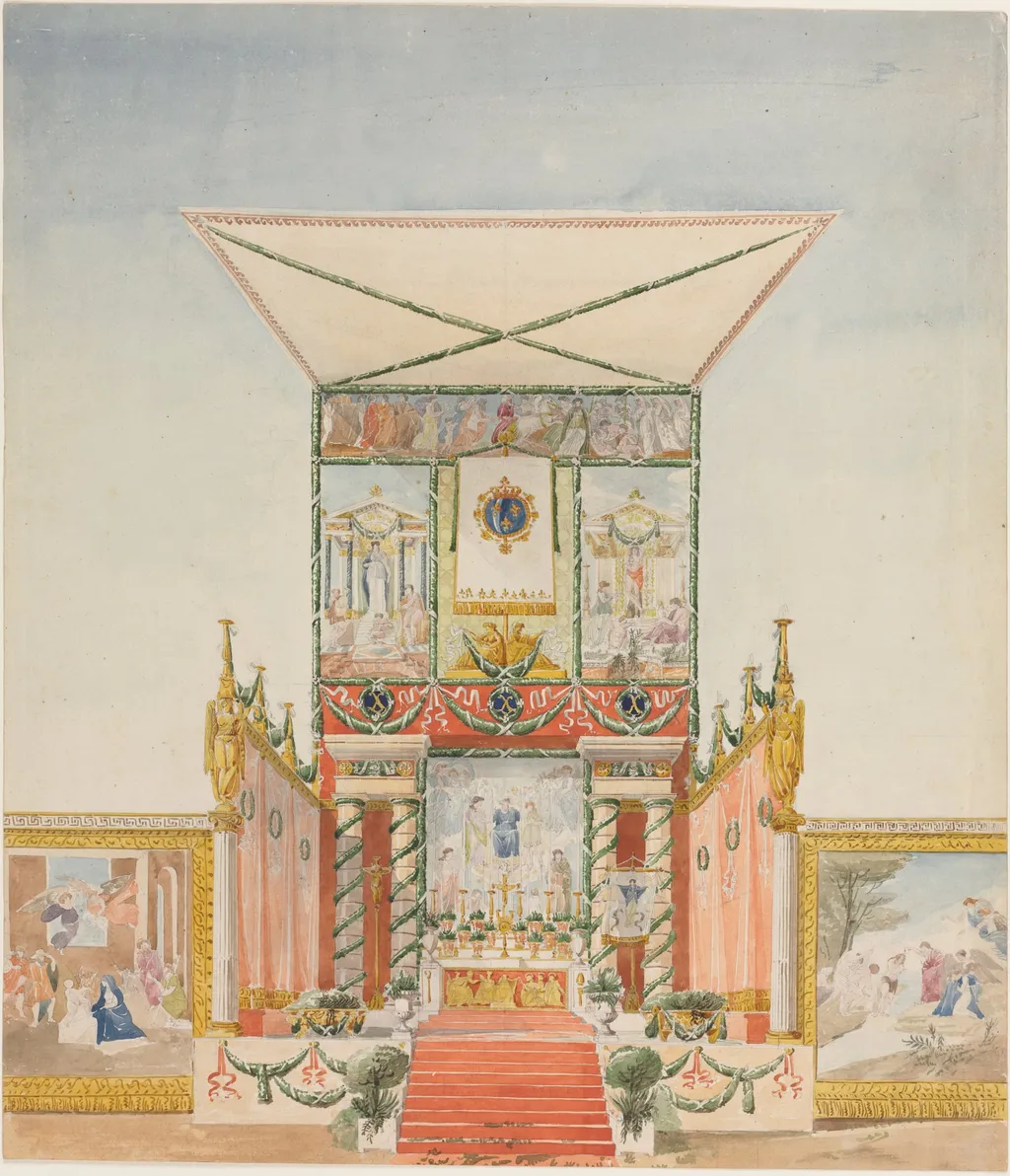 Portable Field Altar for Charles X, by Alexandre Denis Abel de Pujol, 1827