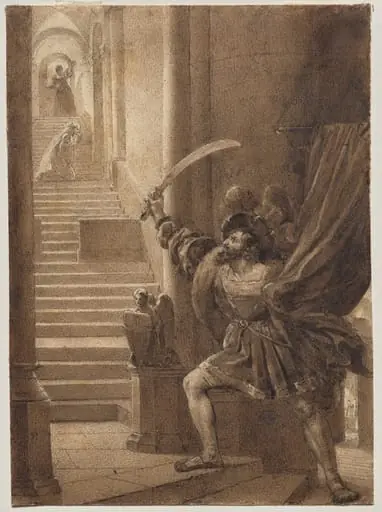 François I Brandishing a Sword, by Alexandre-Évariste Fragonard