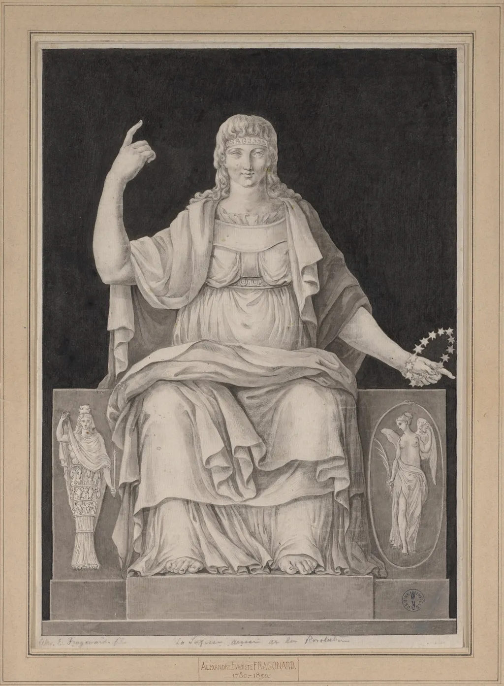 La Sagesse, by Alexandre-Évariste Fragonard, 1800