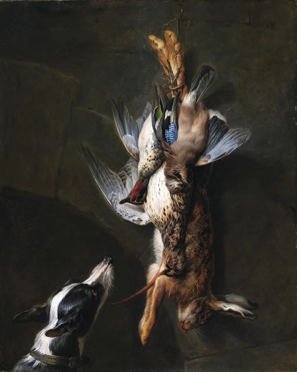 A Group of Dead Game, by Alexandre-François Desportes, oil, 1707
