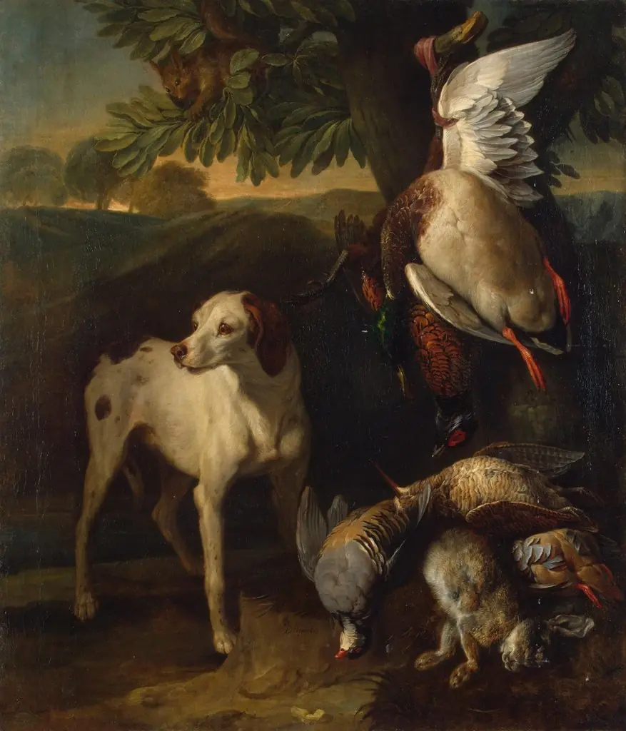 Dog and Game, by Alexandre-François Desportes