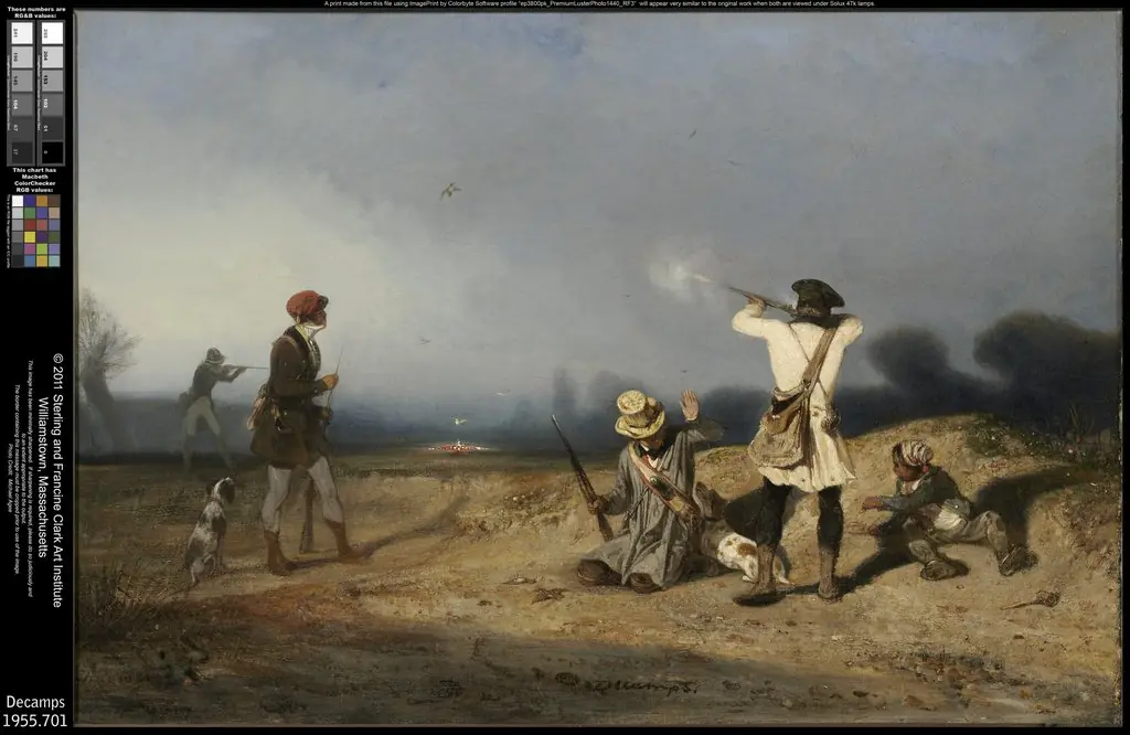 Bird Hunting, by Alexandre Gabriel Decamps, 1830