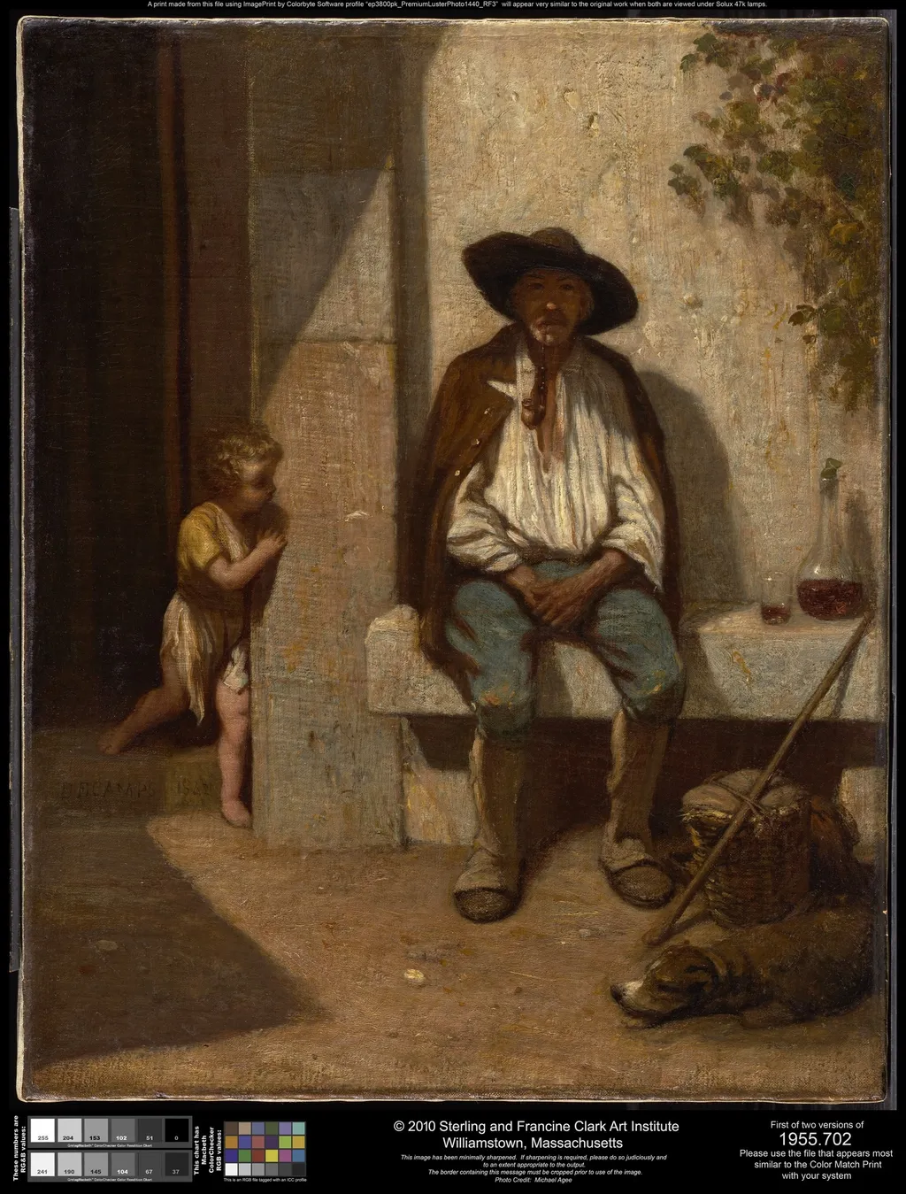 Italian Peasant, by Alexandre Gabriel Decamps, oil, 1842