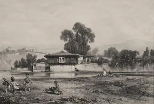 Pavilion at the Edge of a River, by Alexandre Gabriel Decamps