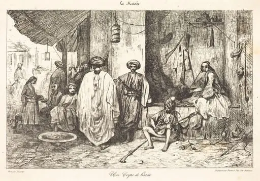 Un Corps de Garde, by Alexandre Gabriel Decamps