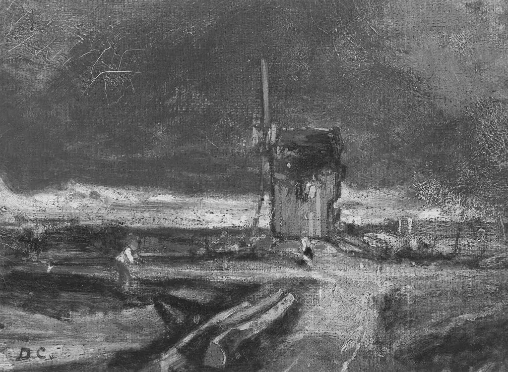 Windmill, by Alexandre Gabriel Decamps