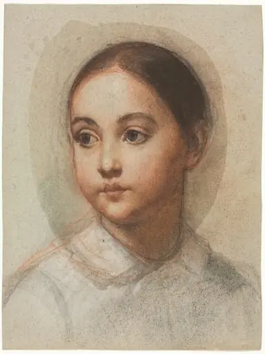 Head of a Young Girl, by Alexandre Hesse