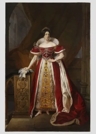 Portrait of Frances  Anne Vane, Marchioness of Londonderry, by Alexandre Jean Dubois-Drahonet