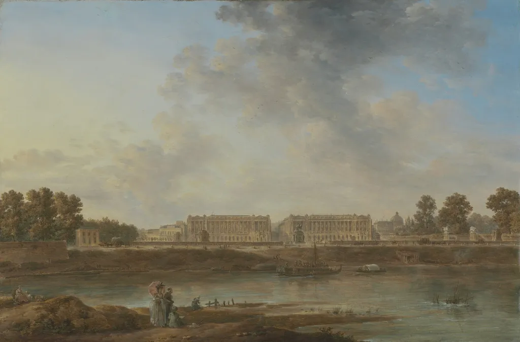 A View of Place Louis XV, by Alexandre Jean Noël, oil, 1775