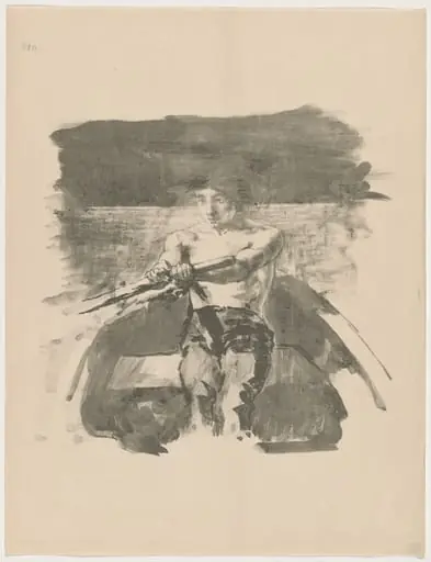 Etude (Le rameur), by Alexandre Lunois