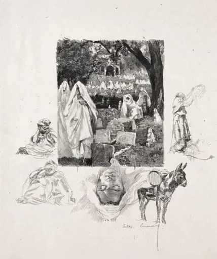 Moroccan Sketches, by Alexandre Lunois