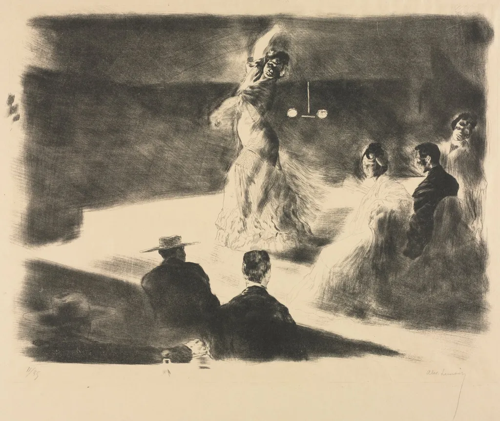 Spanish Dancer, by Alexandre Lunois, 1901