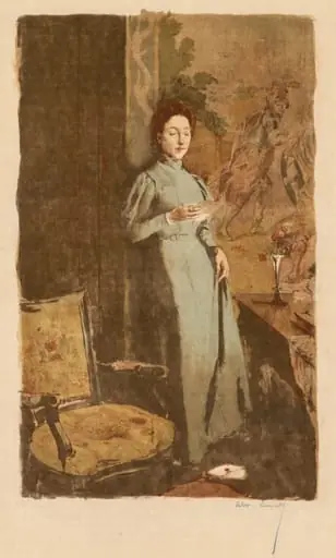 The Letter (La Lettre), by Alexandre Lunois