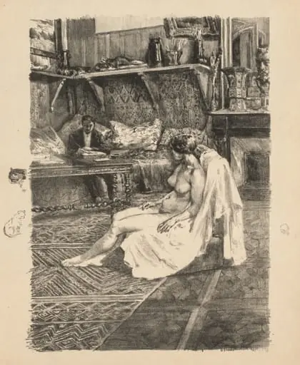 The Model Session (La Séance de modèle), by Alexandre Lunois