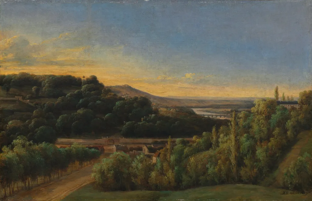 View of Saint-Cloud, Near the Seine, by Alexandre Pau de Saint-Martin, unspecified, 1809