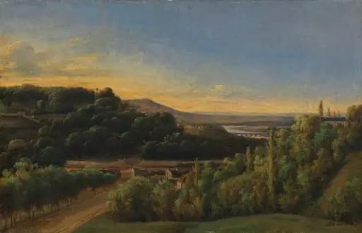 View of Saint-Cloud, Near the Seine, by Alexandre Pau de Saint-Martin