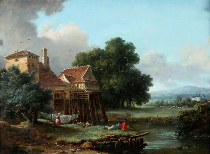 Water Mill, Charentonneau, by Alexandre Pau de Saint-Martin