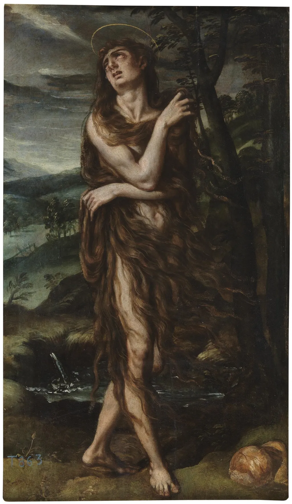 Penitent Magdalene, by Alexandro Loarte, oil, 1601