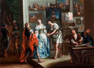 Alexandru, Apelles și Campaspe