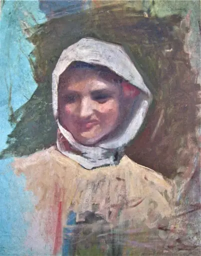 Fata cu basma albă, by Alexandru Carol Satmary