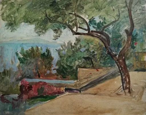 Grădina vilei din Balcic, by Alexandru Carol Satmary