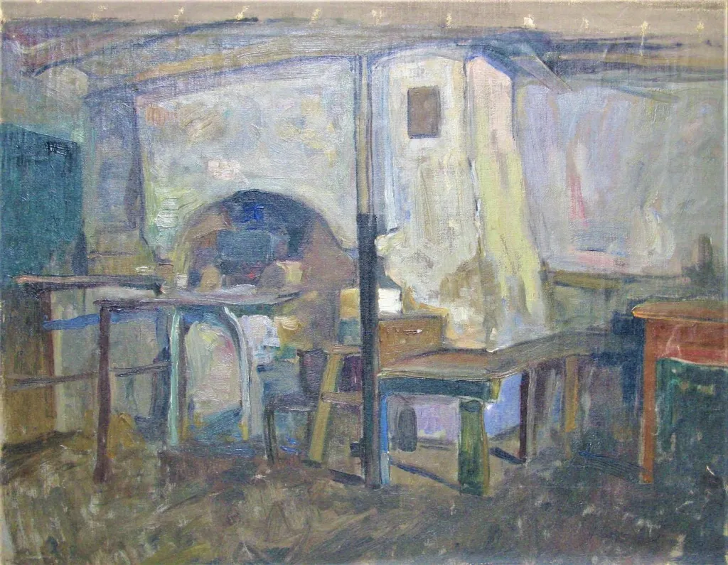 Interior, by Alexandru Carol Satmary, 1913