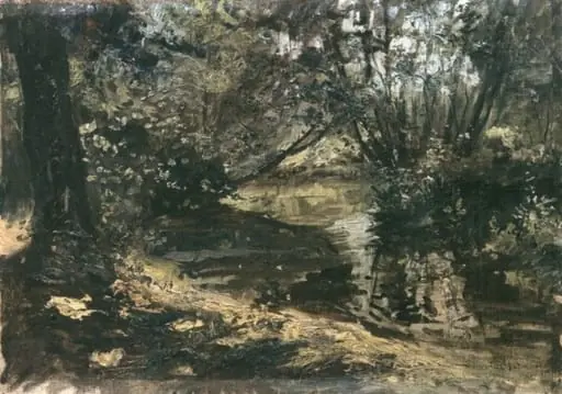 Lac în pădure, by Alexandru Carol Satmary