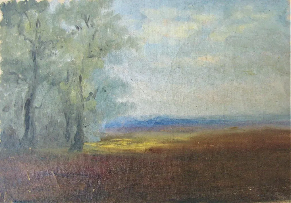 Marginea pădurii, by Alexandru Carol Satmary, unspecified, 1906