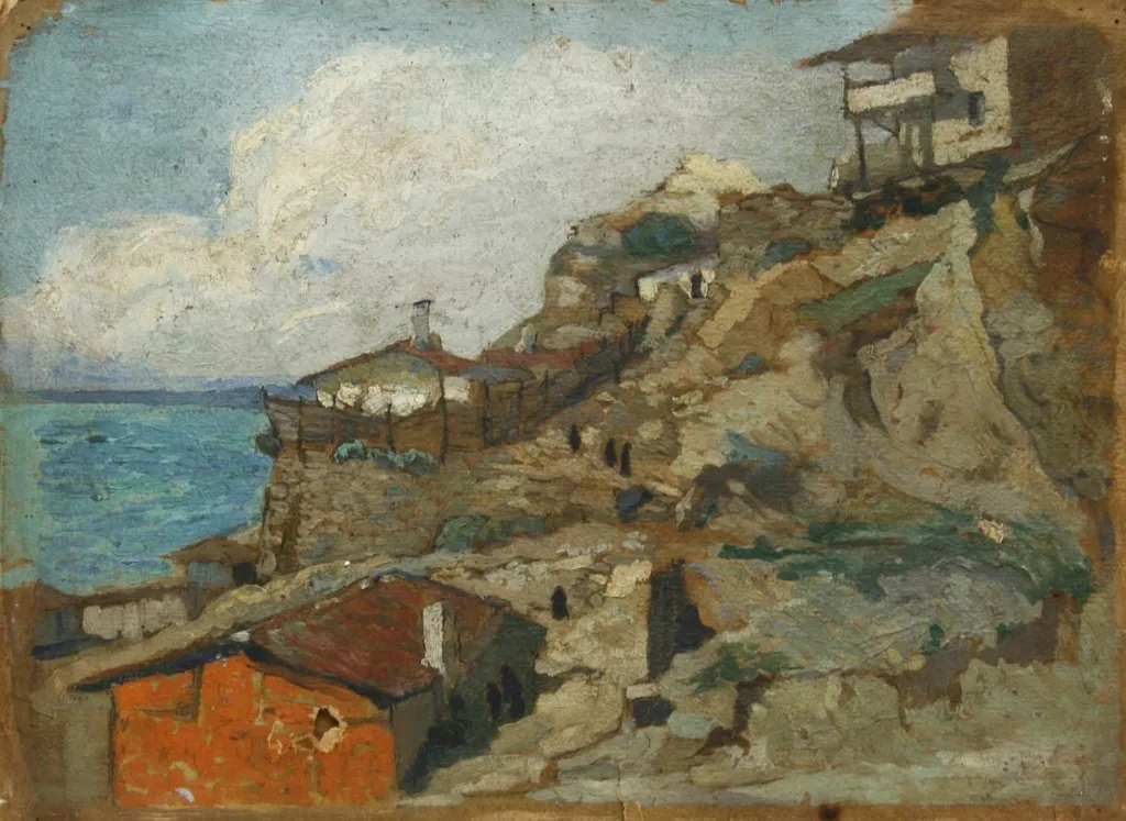 Peisaj, by Alexandru Carol Satmary, 1911