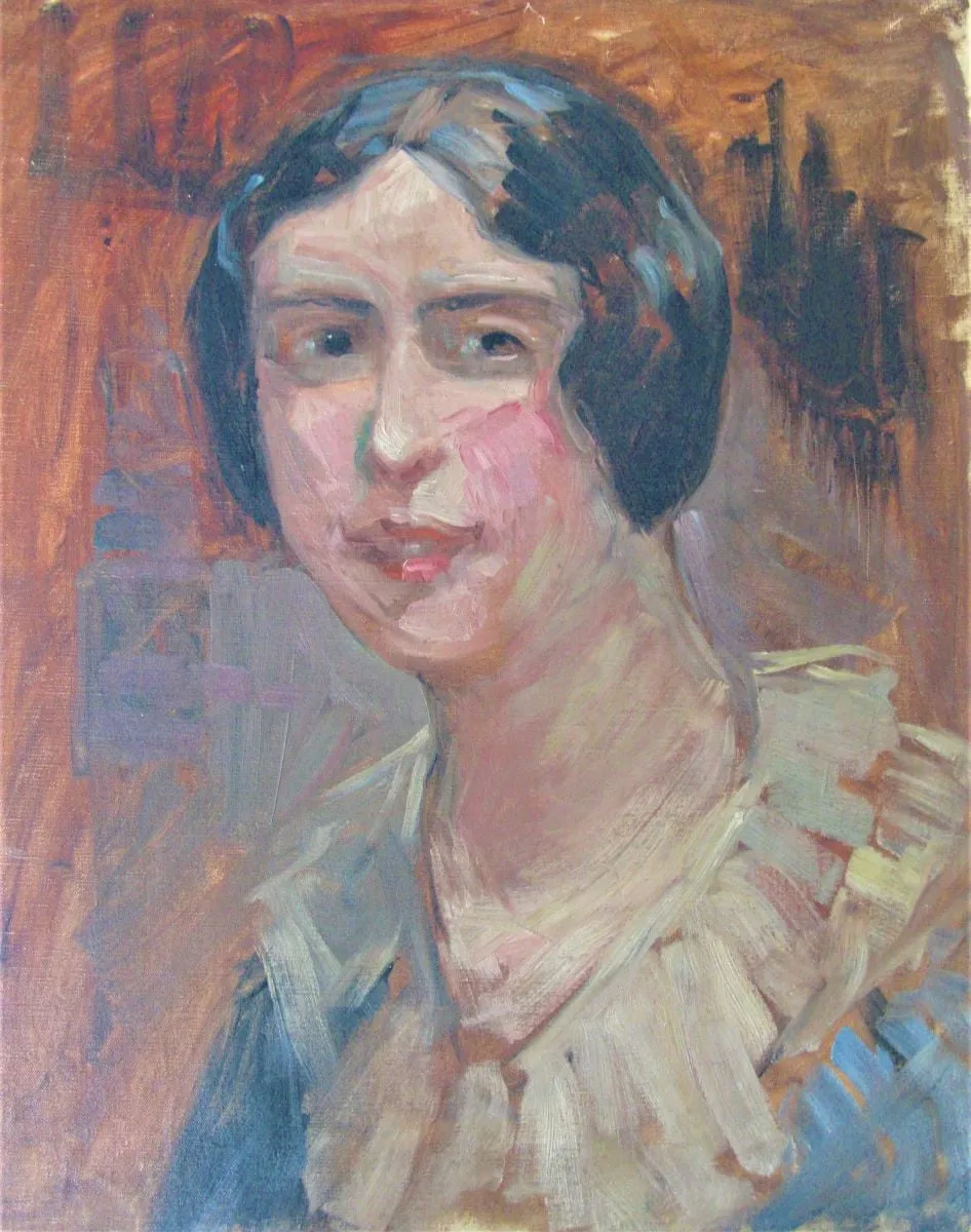 Portret de femeie, by Alexandru Carol Satmary, 1919