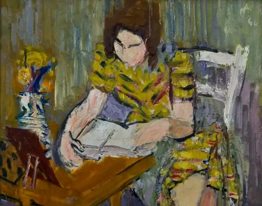 Lectură – Femeie la masă, by Alexandru Ciucurencu