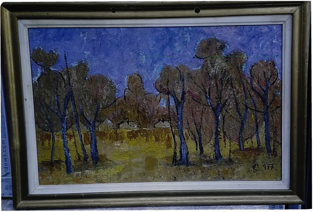 Pâlc de copaci în câmpie, by Alexandru Ciucurencu, unspecified, 950