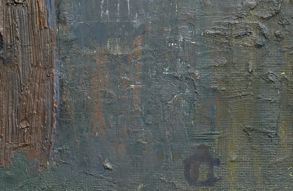 PEISAJ CU CAI, by Alexandru Ciucurencu, 1940