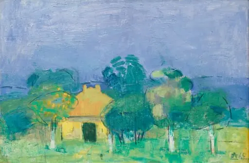 PEISAJ CU CASĂ (PEISAJ BREAZA), by Alexandru Ciucurencu
