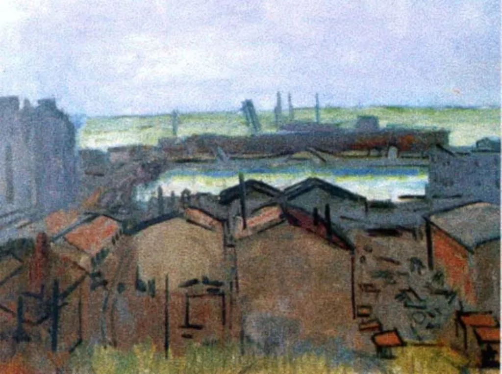Portul Constanța, by Alexandru Ciucurencu, unspecified, 1960