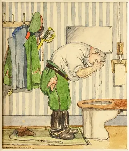 Caricatură, by Alexandru Moscu
