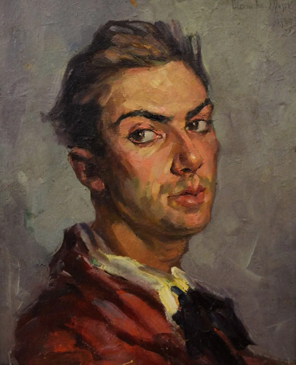 Autoportret, by Alexandru Moser-Padina, unspecified, 1949