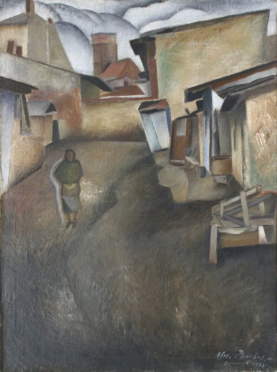 Stradă mizeră, by Alexandru Phoebus, 1933