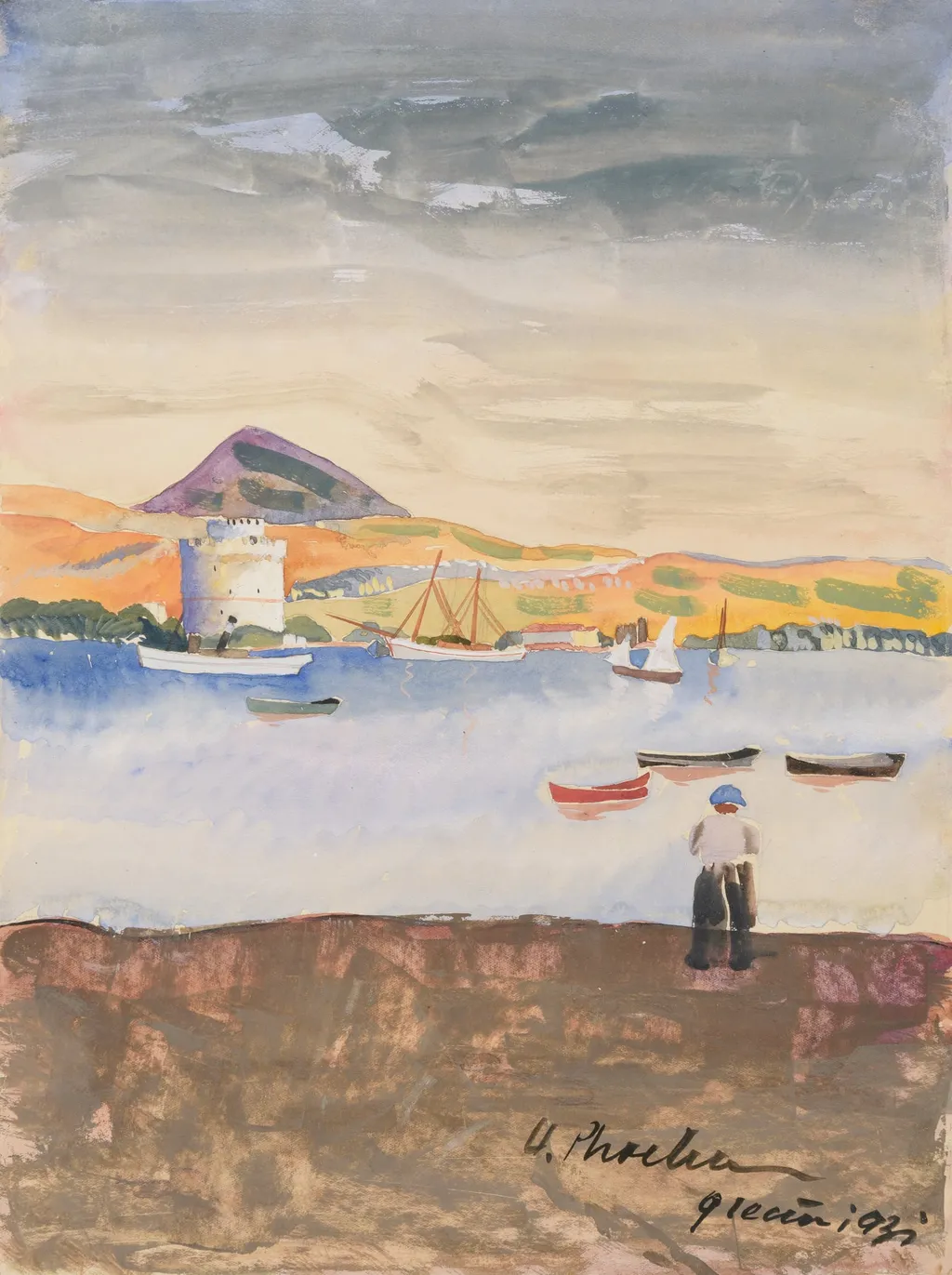 TURNUL ALB DIN SALONIC – GRECIA, by Alexandru Phoebus, unspecified, 1931