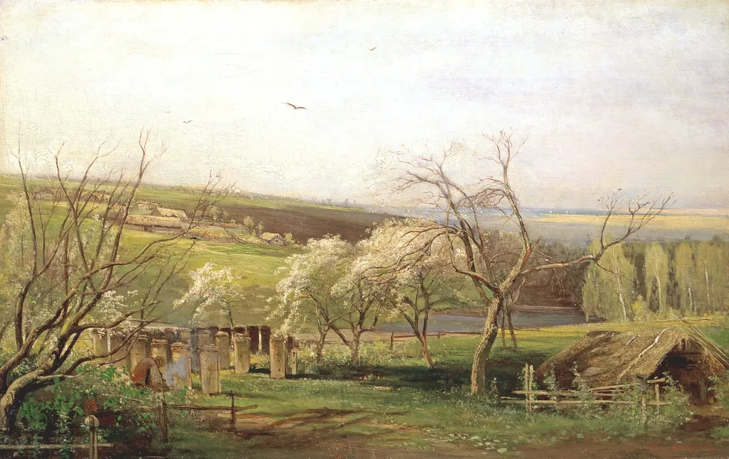 Rustic View, by Alexei Savrasov, oil, 1867