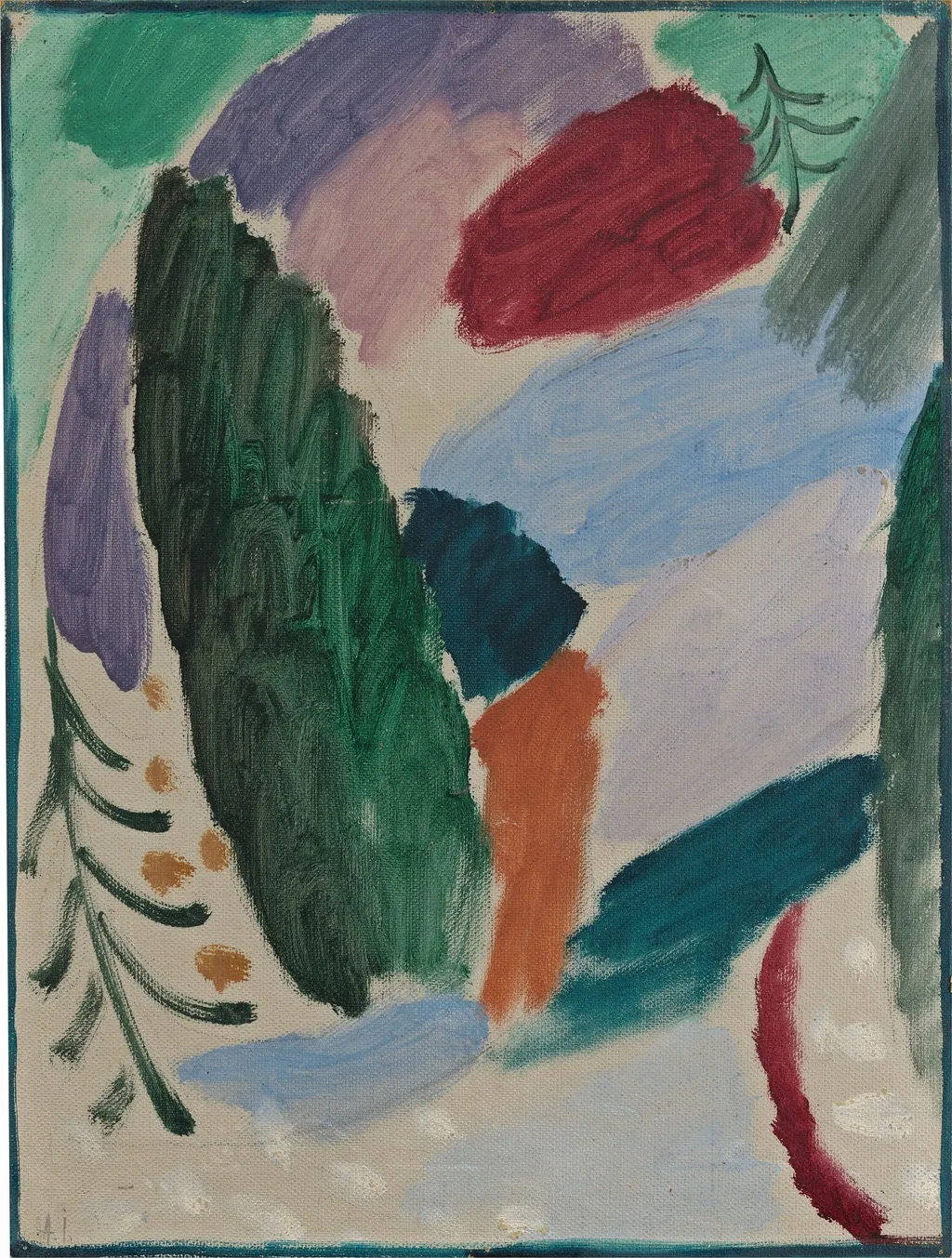 Frosty Day, by Alexej von Jawlensky, oil, 1915